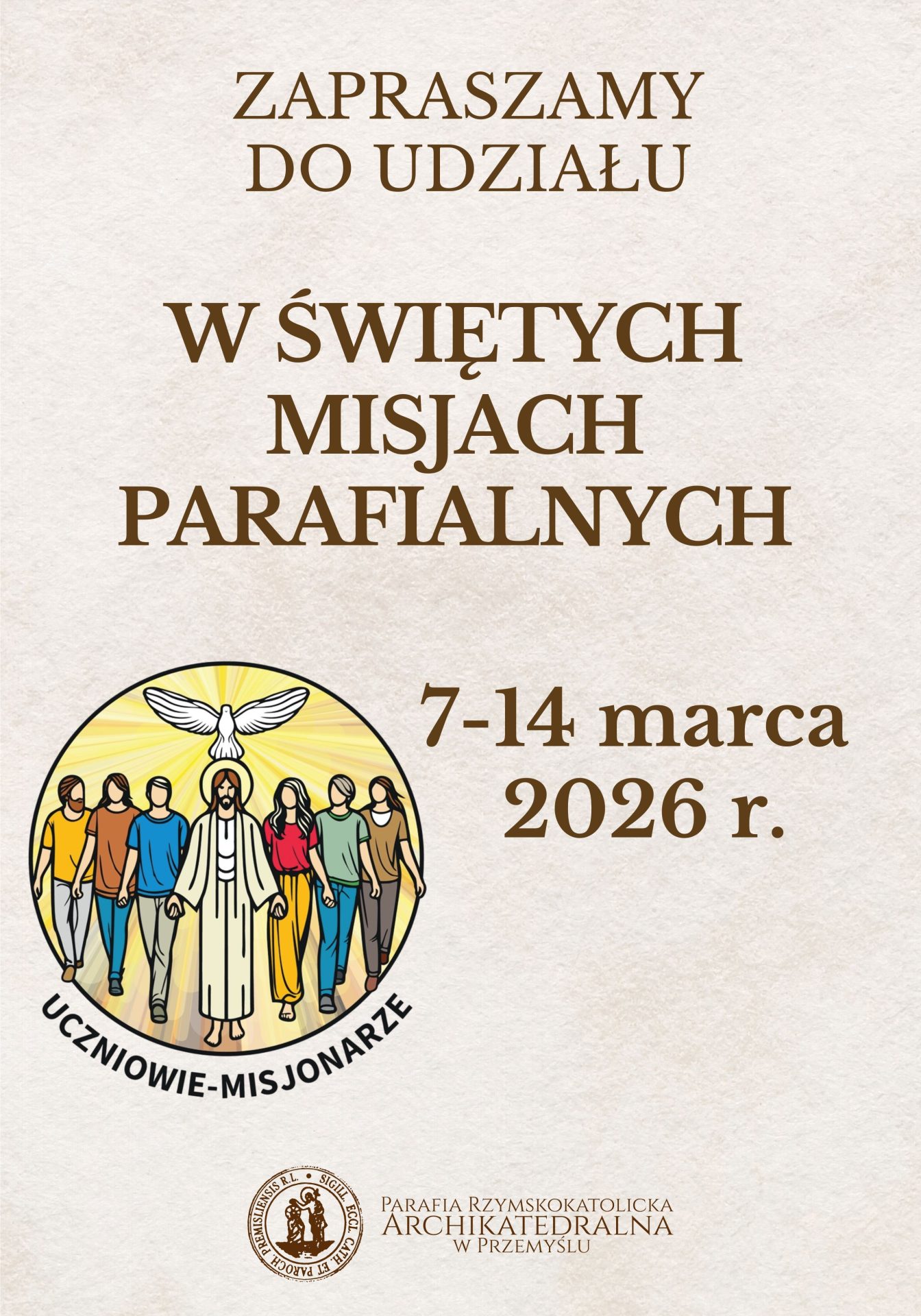 MISJE PARAFIALNE – ZAPROSZENIE, PROGRAM MISJI